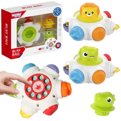 Obrázok produktu pre WOOPIE BABY Kosmická raketka – vzdelávacia kocka s hmatovými prvkami, od 18 mesiacov