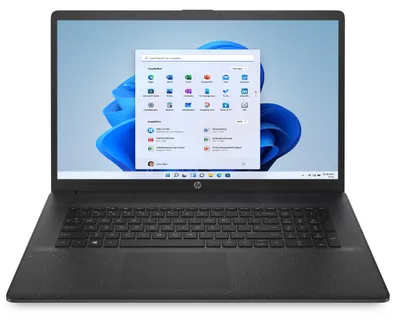 Produktbild von Schneller HP 17,3" Office Laptop – Intel Dual-Core, 8GB RAM, 512 SSD – Win 11 Pro Inkl. Tasche und Maus