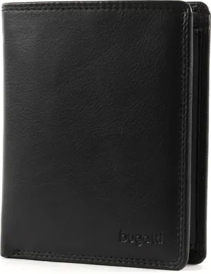Produktbild von bugatti Geldbörse Simbiosi Coin Wallet Combi Style with Zip Compartment 8CC Black schwarz