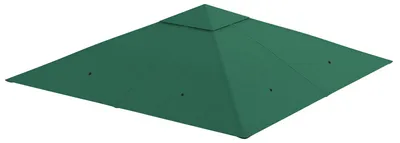 Produktbild von Outsunny Pavillondach Ersatzdach Pavillonabdeckung Polyester Grün 3x3m