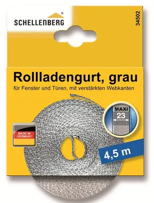 Zdjęcie produktu dla Taśma do rolet 23 mm/4,5 m szara