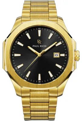 Obrázok produktu pre Pánske hodinky Paul Rich PR-46703 Mercer Goldline Black 40,50 mm 5ATM