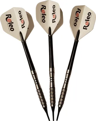 Immagine prodotto di Freccette morbide professionali Roleo RSP-4 - 80% tungsteno - Set di 3 freccette da 16 g + scatola