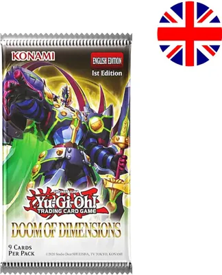 Produktbild von Yu-Gi-Oh! Doom of Dimensions – Booster-Pack (9 Karten)