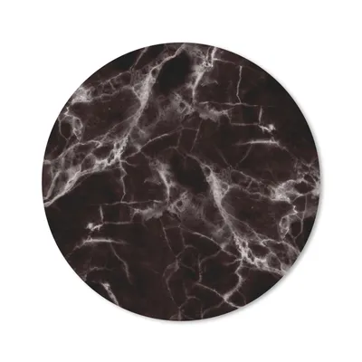 Produktbild von MuchoWow® Mauspad Mousepad Marmor - Chic - Schwarz 20x20 cm - Mousepads - Maus Mat - Pad - Mausunterlage - Schreibtischmatte