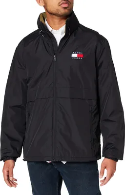 Produktbild von Tommy Jeans Herren Nylon-Jochjacke, Schwarz S