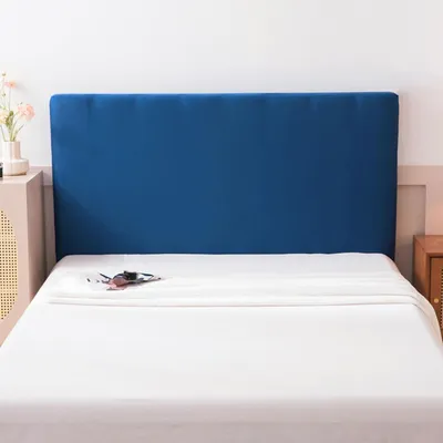 Obrázek produktu pro Potah na čelo postele, elastický, pro postel o šířce 150-170 cm, barva modrá