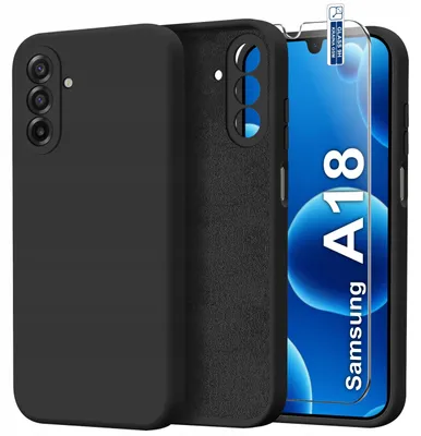 Obrázok produktu pre Puzdro pre Samsung A18 – elastické silikónové puzdro + ochranné sklo