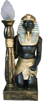 Obrázok produktu pre Egyptská figurálna lampa stojaca lampa lampy socha faraóna 55cm sochy postavy