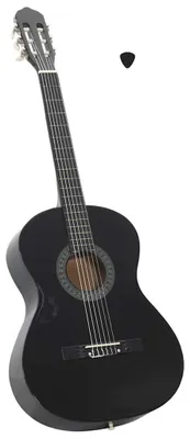 Obrázok produktu pre vidaXL Klasická gitara pre začiatočníkov Black 4/4 39" Basswood