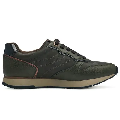 Produktbild von Tamaris Damen Schnürschuh Sneaker Halbschuh 1-23601-41, Größe:39 EU, Farbe:Grün