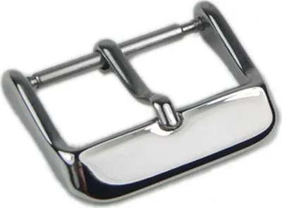 Produktbild von Minott Chrono Dornschließe Edelstahl Silbern für Lederarmbänder 20347, Stegbreite:22mm