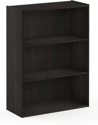 Productafbeelding van Ibenzoa® Open boekenkast met 3 lagen, gemaakt van composiethout, 57,7 x 80 x 24,1 cm – ruimtebesparend rek voor woonkamer en kantoor