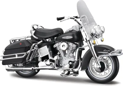 Zdjęcie produktu dla Maisto - HD - Motocykl - 1966 FLH Electra Glide®, czarny matowy, 1:18