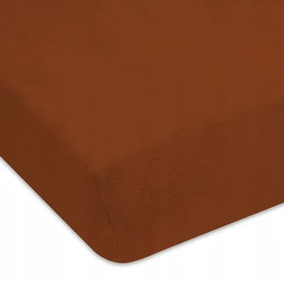 Produktbild von Designpremium Spannbettlaken Dunkelbraun 200x200 cm Mit Gummizug