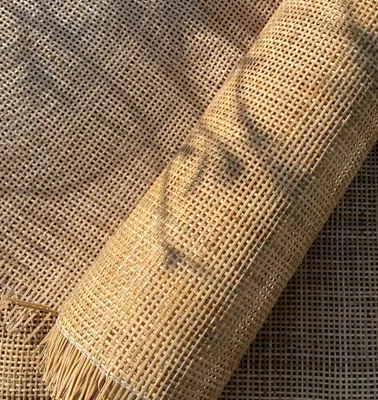 Zdjęcie produktu dla Pletwo rattanowe, naturalne, warkocz wenecki, 60 x 100 cm