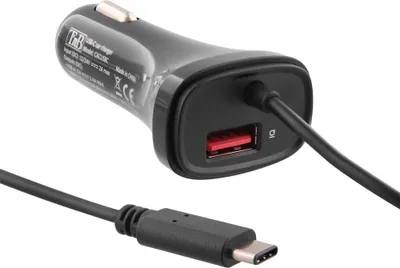 Immagine prodotto di T'nB CACUSBC, Auto, Accendisigari, 12 V, 2,4 A, 1,2 m, nero