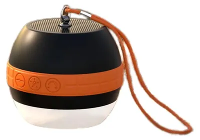 Obrázok produktu pre LED kempingová lampa – lampa do stanu a baterka – RGB náladové osvetlenie – vodotesná – 300 lm – dosah 50–100 m – bez reproduktora – batérie sú súčasťou balenia