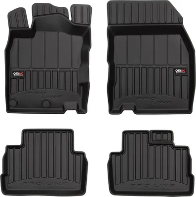 Produktbild von 2014-2021 Nissan Qashqai J11 Fußmatten TPE Schwarz 4 tlg