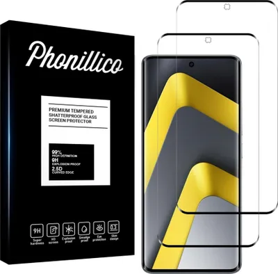 Produktbild von Hartglas für Xiaomi POCO M8 5G [2 Stück] Displayschutzfolie Screen Protector Film Anti-Kratzer Glas Resistant Phonillico®