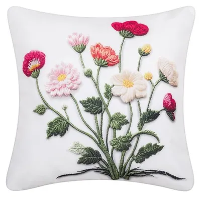 Produktbild von Kissenbezug, Dekokissenbezug, Frühlingsmotiv, Blumen, 42 x 42 cm 47