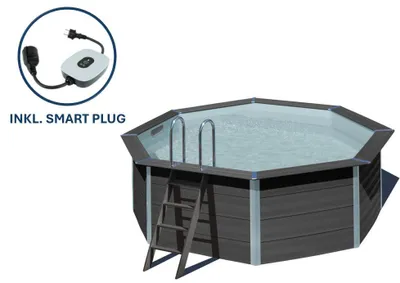 Produktbild von GRE Runder Composite-Pool KPCO41 – Ø 410 x 124 cm, Komplettset
