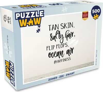 Obrázok produktu pre MuchoWow® Puzzle 500 ks Leto - more - čierne