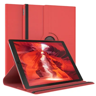 Produktbild von EAZY CASE - Tablet Hülle für Apple iPad Pro 12,9" (2017) Schutzhülle, Tablet Case 360° drehbar in Rot