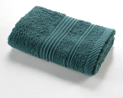 Obrázek produktu pro Měkký ručník do koupelny (30 x 50 cm), barva smaragdová, froté, jednobarevný