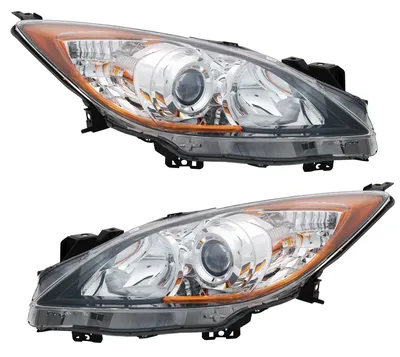 Produktbild von TYC Scheinwerfer Set für Mazda 3 BL 2008-2014 HB3 H11 Halogen LWR Stellmotor