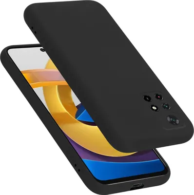 Zdjęcie produktu dla Etui ochronne Cadorabo do Xiaomi POCO M4 PRO 5G w kolorze czarnym Etui na telefon komórkowy Pokrowiec TPU Etui