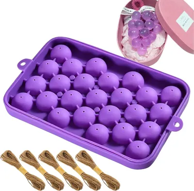 Produktbild von Seifenherstellung Set Silikonformen, 100 m Juteschnur, für DIY Seife machen
