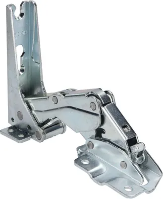 Image de Charnière de porte gauche en bas / droite en haut AEG 2211202052 pour réfrigérateur congélateur combiné