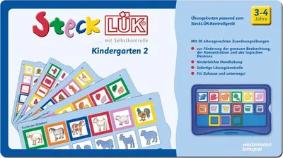 Produktbild von Steck LÜK® Karten - Kindergarten 2