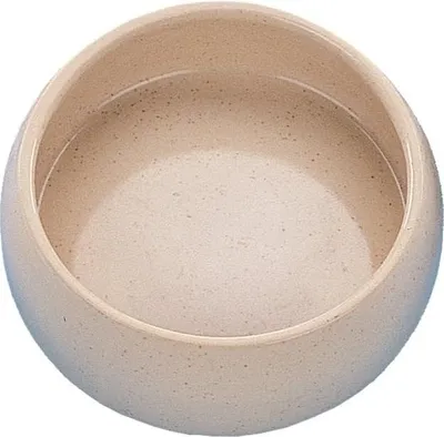 Immagine prodotto di Stazione di alimentazione in Vetroceramica per cani e gatti - 1000 ml - crema