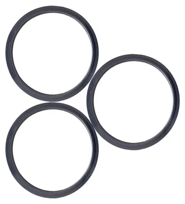 Image de Joints de rechange en silicone - Lot de 3 - pour mixeurs et couvercles de récipients - Diamètre : 9 cm