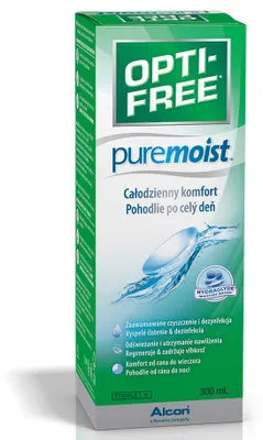 Zdjęcie produktu dla Opti Free Pure Moist / PureMoist 300 ml, Płyn do soczewek