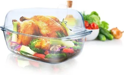Immagine prodotto di Grande padella in vetro da 7,0 L resistente al calore