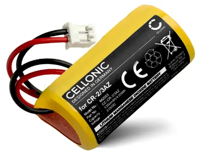 Immagine prodotto di CELLONIC 1x Batteria per Smart home Compatibile con Verisure Brandvarnare, Sirene, Night Control, CR-2/3AZ – (1350mAh, 3V)