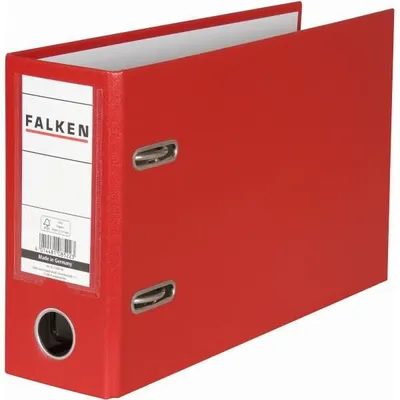 Produktbild von Ordner A5 quer PP 80mm rot