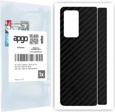 Produktbild von apgo Rückseite Schutzfolie für Samsung Galaxy Z Fold 2 -  Hinten Schutzfolie Carbon, Rückseite Folie schützt vor Kratzern und Fingerabdrücken