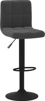 Produktbild von vidaXL Barhocker Schwarz Samt