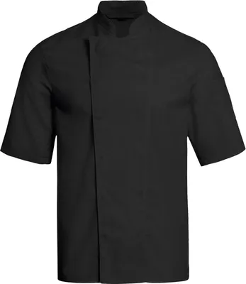 Produktbild von Greiff GASTRO Cuisine Herren Kochjacke Kurzarm Regular Schwarz 5XL