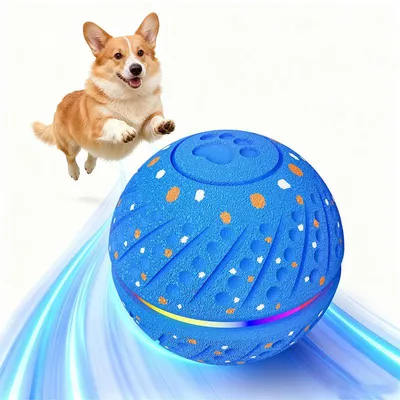 Produktbild von Interaktiver Hundeball elektrisch 70 mm, wiederaufladbar, 3 Modi, robust und wasserabweisend