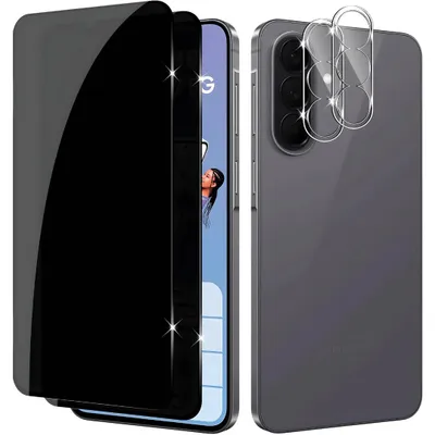 Produktbild von 2X Schutzglas für Samsung Galaxy A57 5G Sichtschutz Panzerglas Panzerfolie Display Kamera 9H