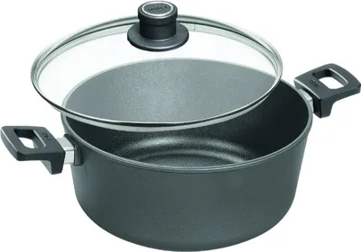 Produktbild von Woll NOWO Titanium 128 ILL Kochtopf inkl. Deckel, Gusseisen/Gussaluminium, 28 cm Durchmesser, Induktionsherd-geeignet, Antihaftbeschichtung