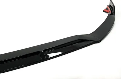 Produktbild von Stoßstange Spoilerlippe für Mercedes A-Klasse W177 V177 2018-2022 Schwarz glänzend.