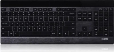 Produktbild von Rapoo E9270P, Volle Größe (100%), Kabellos, RF Wireless, QWERTZ, Schwarz
