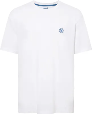 Produktbild von Rundhals-T-Shirt mit markantem Brustlogo |