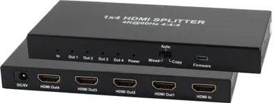 Produktbild von shiverpeaks®--HDMI Verteiler 1x IN – 4x OUT, 4K2K 60Hz